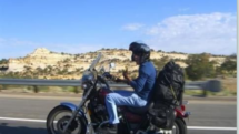 Author Motorcycling Through Utah