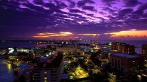 A perfect Cancun sunset.