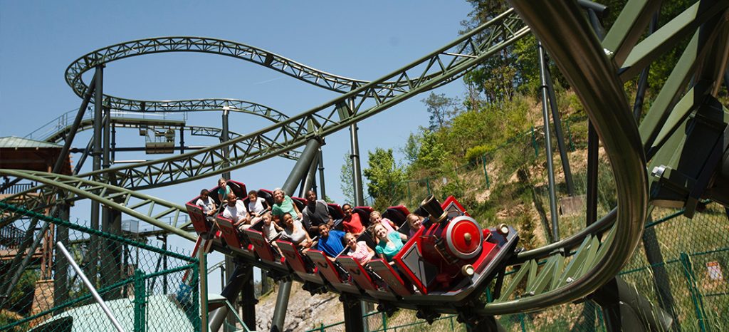 Wild coaster at Dollywood