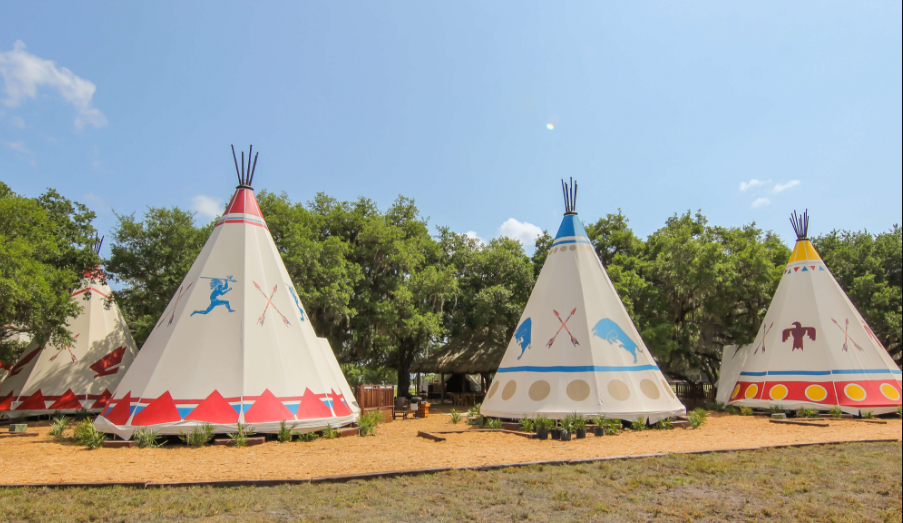 Sleep in Luxe TeePee Comfort at Westgate River Ranch & Rodeo