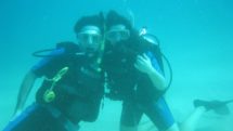 Scuba Diving Sister and Brother