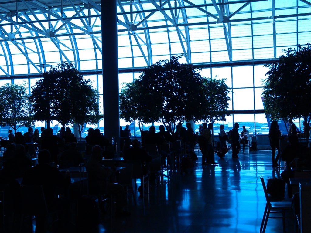 Airport terminal at Charlotte, North Carolina