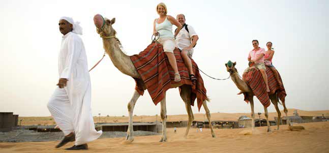 desert safari on camels
