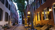 Colonial era homes in Philadelphia's Historic Districts.