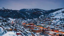 The chic Western style mountain town of Park City, Utah