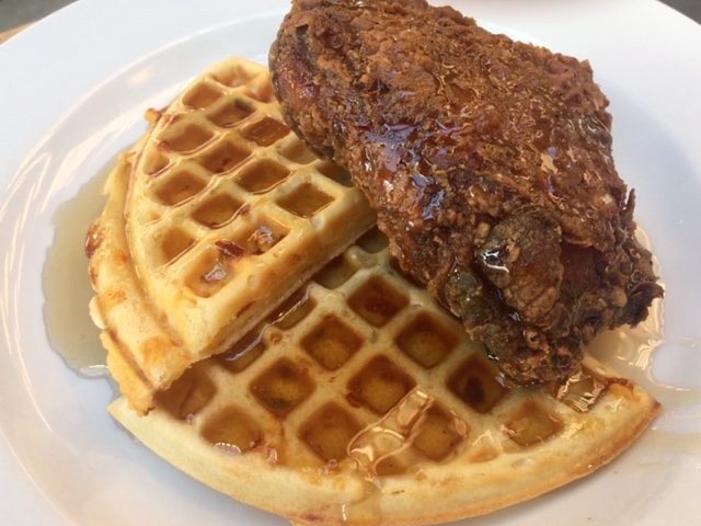 southern fried chicken and waffles