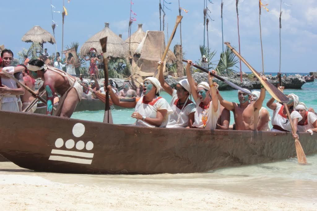 mayan boat