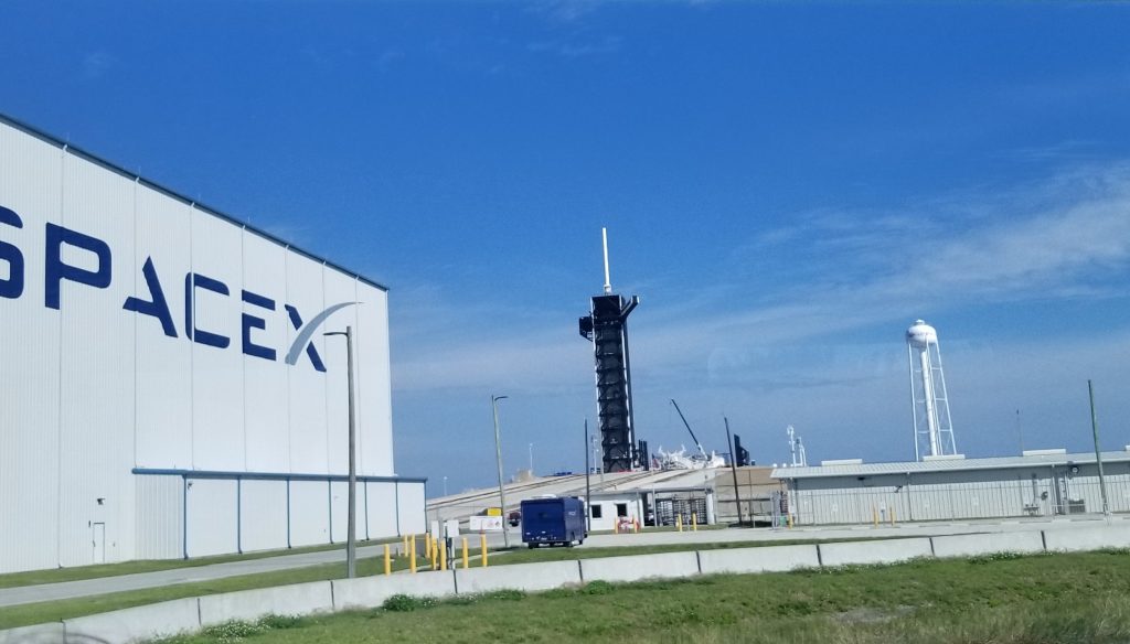 The "offices" of NASA commercial partner SpaceX.