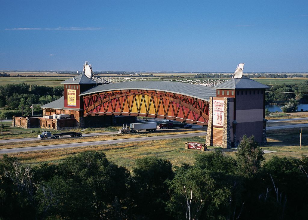 The Archway crosses over Nebraska's main interstate