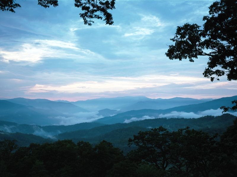 Views of the Great Smoky Mountains make the Blue Ridge Parkway a beautiful drive.