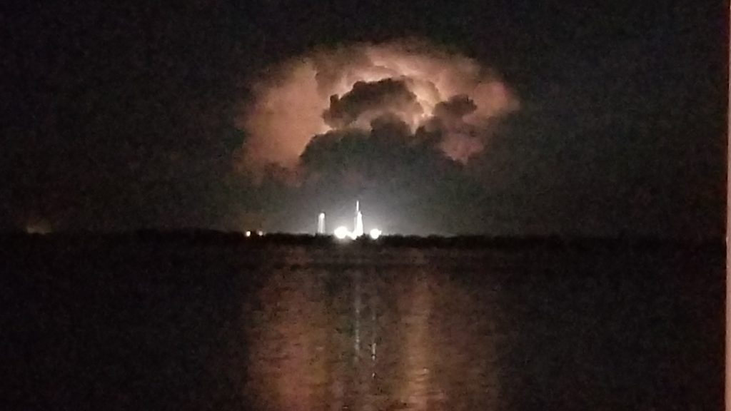 SpaceX Falcon9 taking off from Cape Canaveral