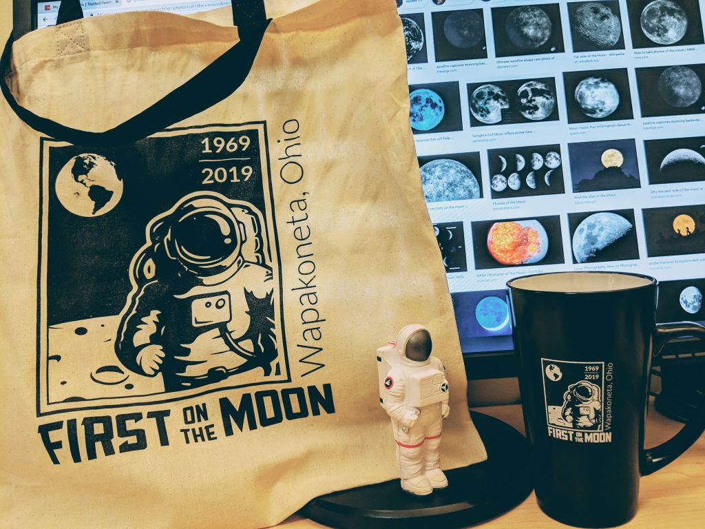 First on the Moon memorabilia from Wapakoneta, Ohio.