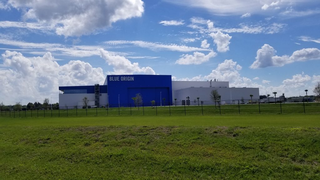 Jeff Bezos' company, Blue Origin, at Cape Canaveral.
