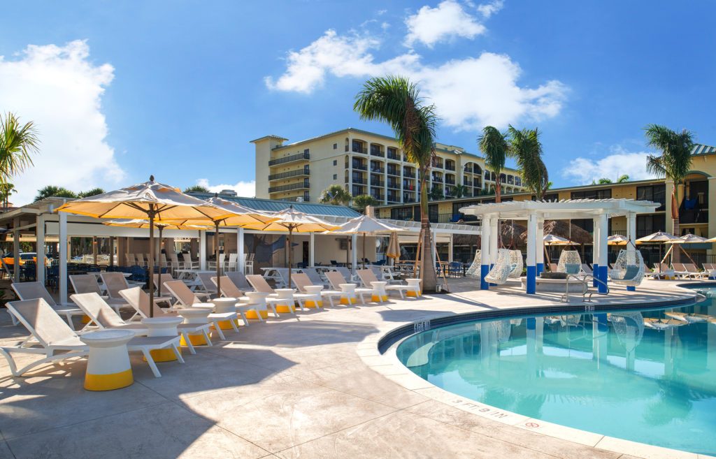 poolside bar and grill at Sirata Beach Resort