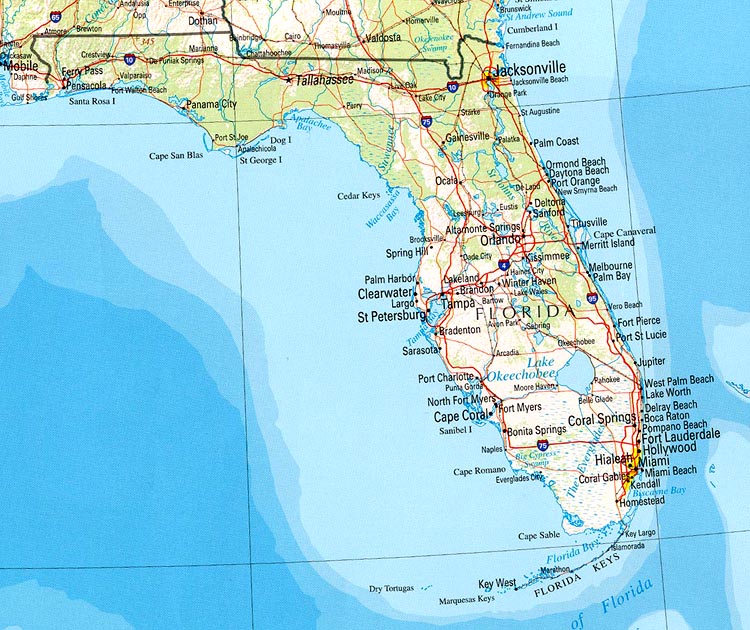 map of Florida