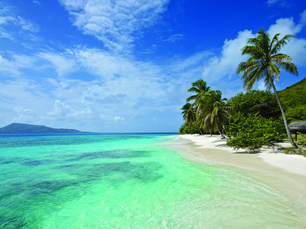 Petit St. Vincent is surrounded by the stunning water of the Caribbean.