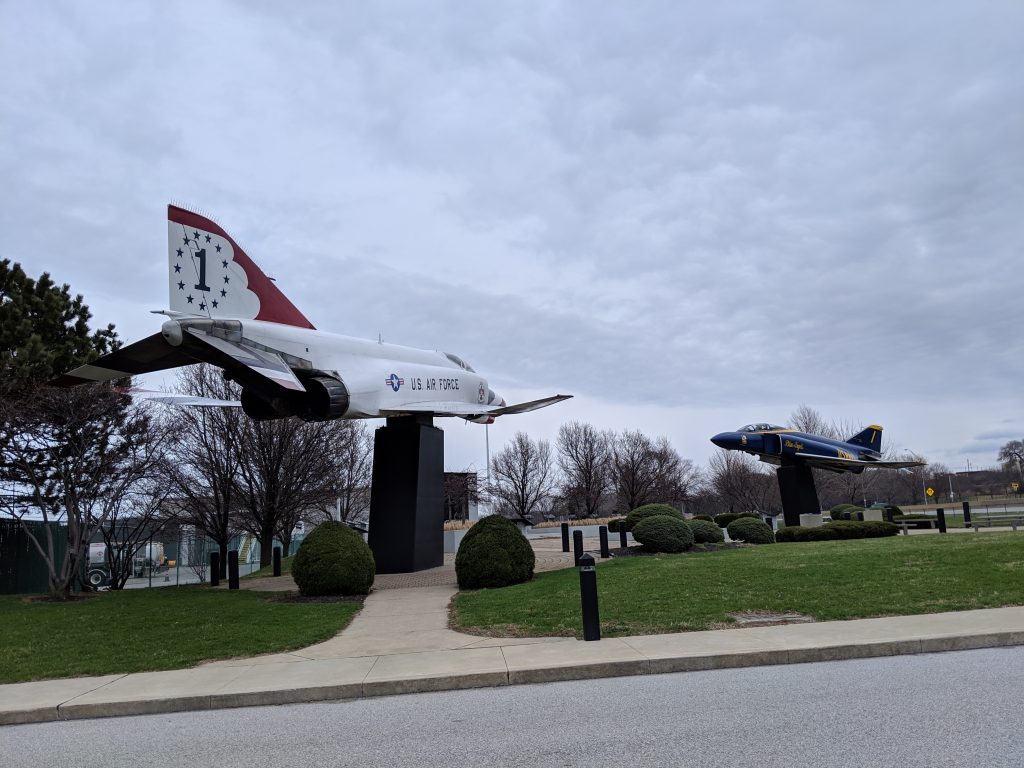 Tiny Burke Lakefront Airport is home to the International Women's Air & Space Museum.