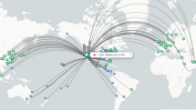FlightsFrom.com route map.