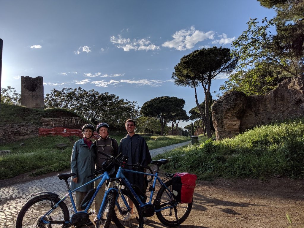 TopBike Tour on Appian Way.