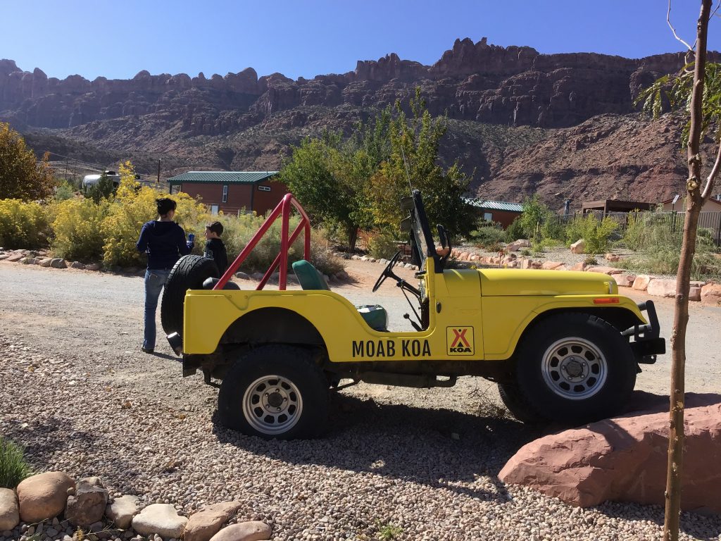 KOA Moab campground, Utah