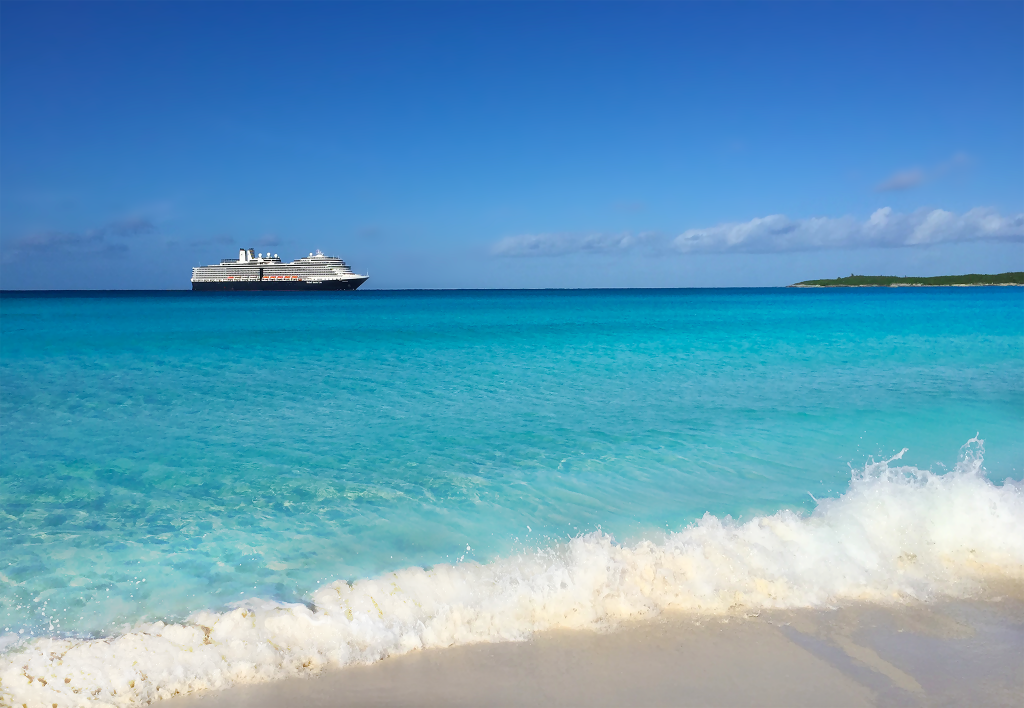 Holland America's Eurodam at sea