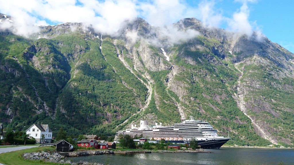 The Koningsdam sails to northern Europe