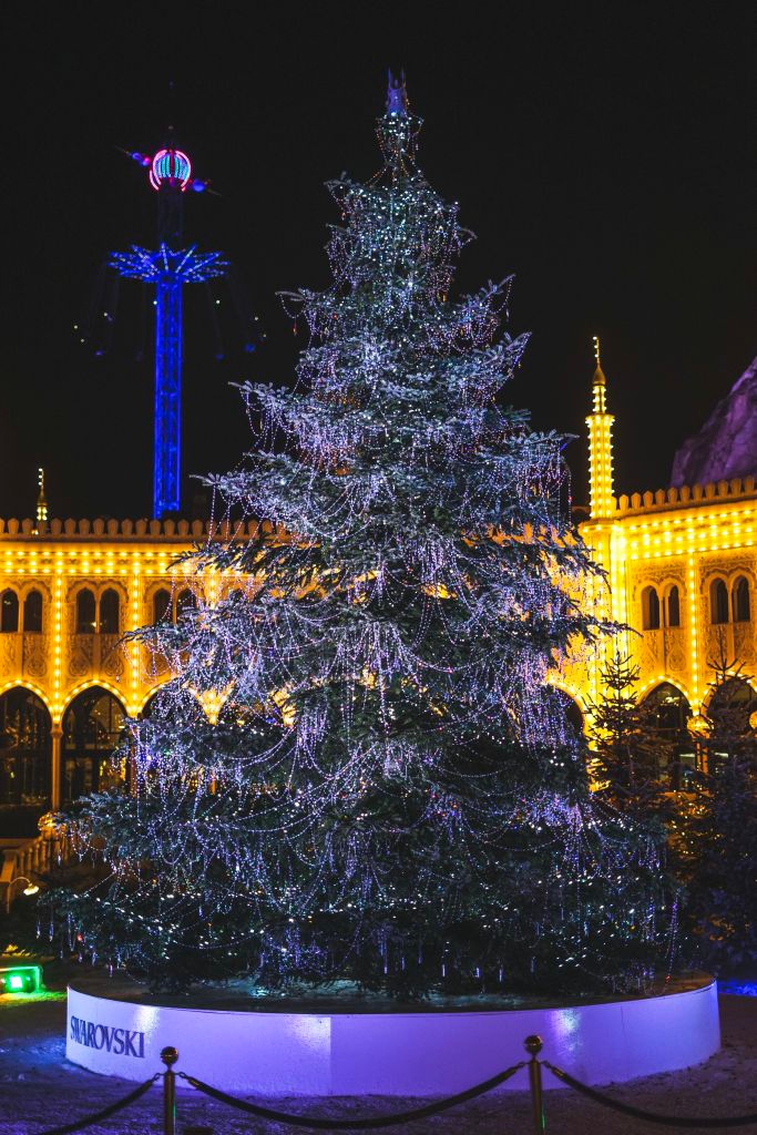 Christmas tree at Tivoli Gardens, Copenhagen