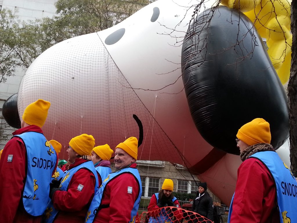 Snoopy, the Macy's Thanksgiving Day Parade balloon.