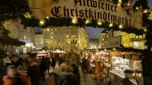 Christkindlmarket takes over Vienna's Old Town during the holiday season.