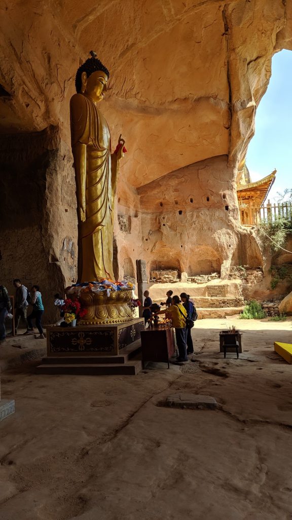 New Standing Buddha at Mati Si Grottoes