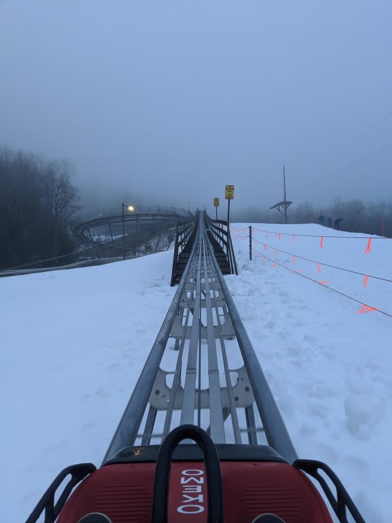 Mountain coast ride at Okemo Resort, Vermont