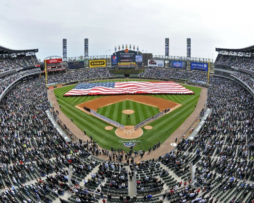 Chicago's southside baseball field where the White Sox play.