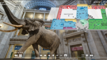 Screenshot of lobby from National Museum of Natural History on Smithsonian VR tour
