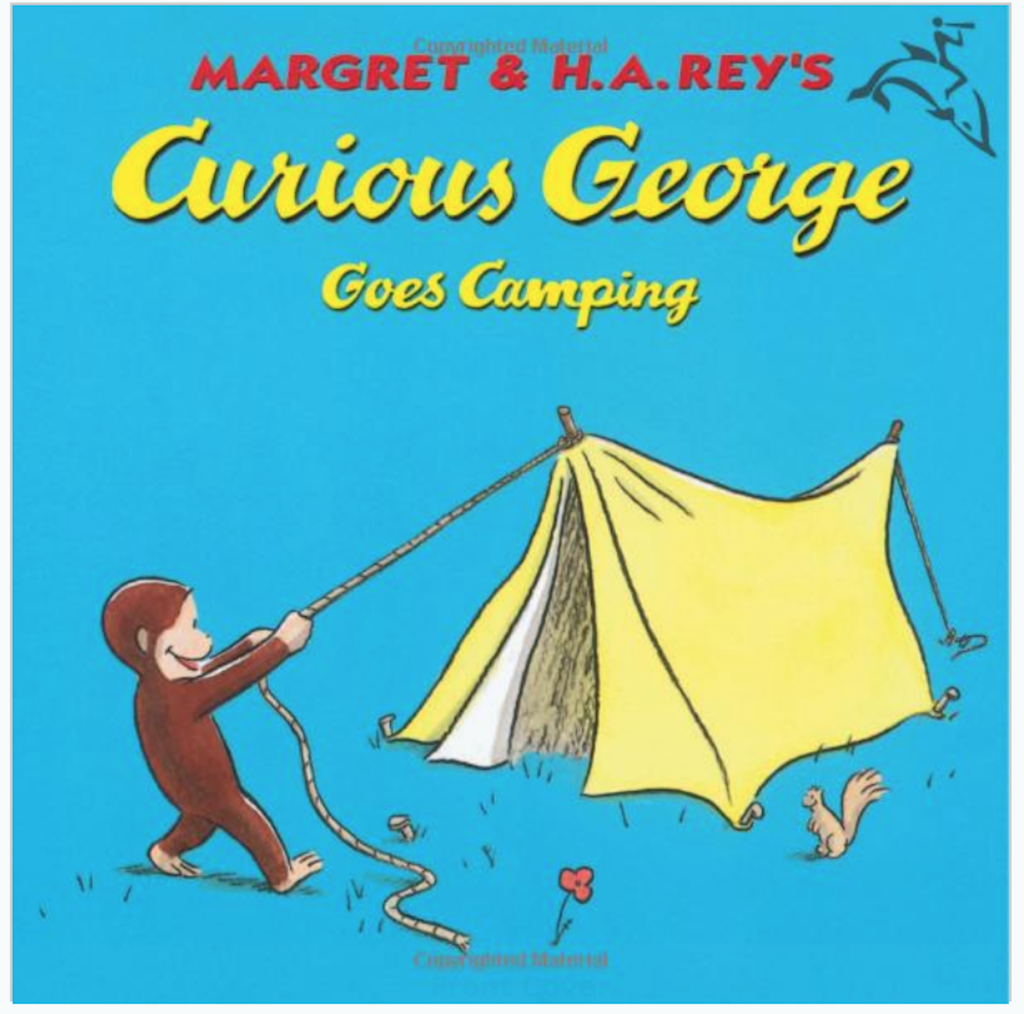 Curious George Goes Camping book cover