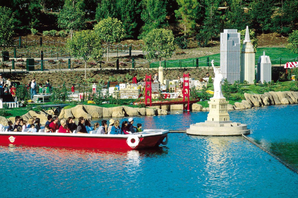 Legoland California's Miniland has a cruise along the New York coast. - Legoland theme park