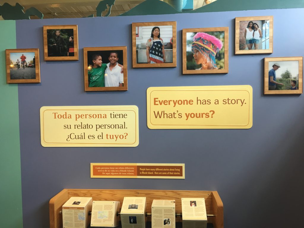 Spanish and English exhibit at Providence Children's Museum