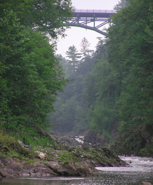 Queechee Gorge in Vermont