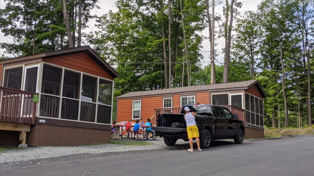 Jellystone Park's Park Model RVS sleep up to 12.