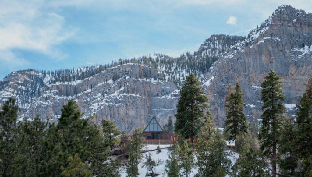 Mount Charleston Lodge near the peak of Mt. Charleston.