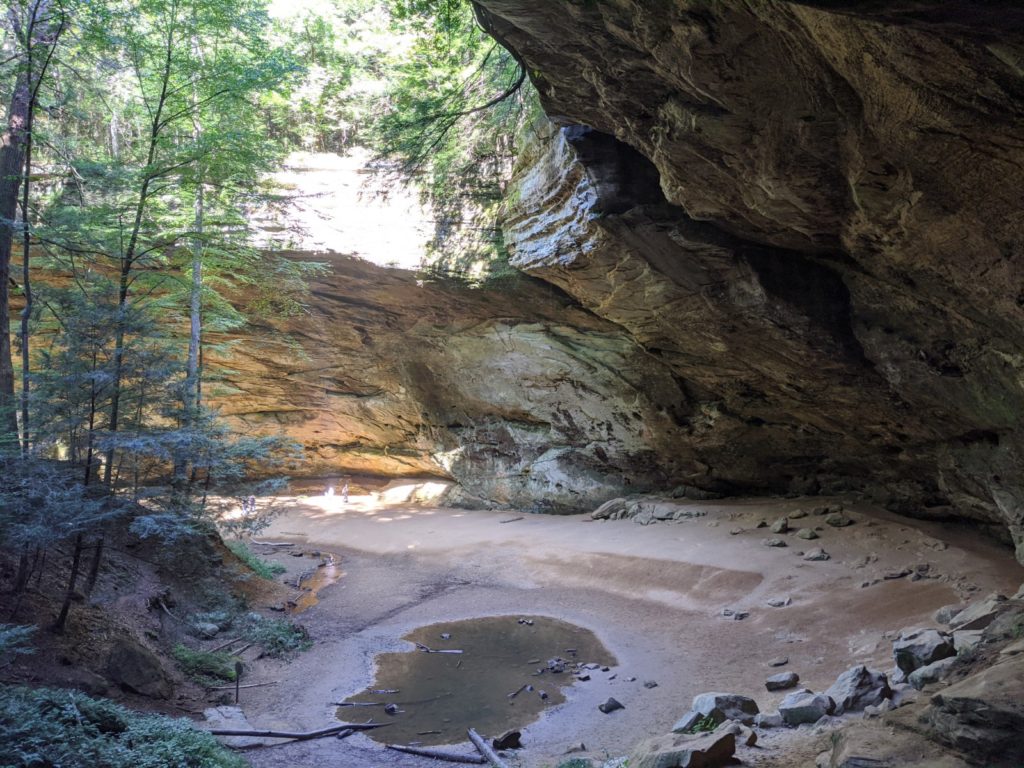 Central portion of Ash Cave in Hocking HIlls State Park, Ohio