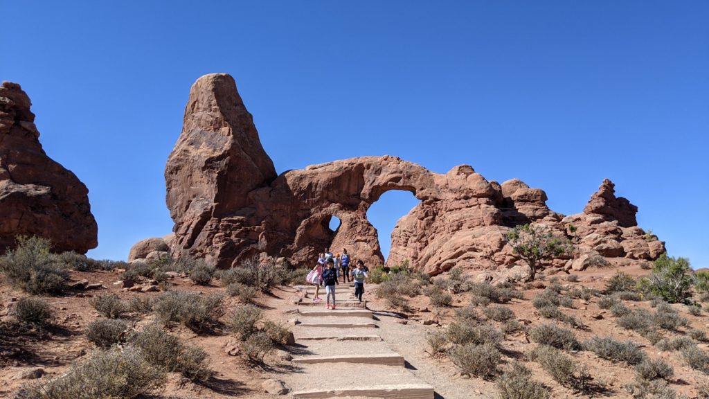 Turret Rock at Arches National Park