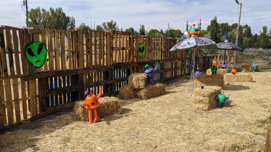 Wheeler Farm Halloween themed pumpkin patch.