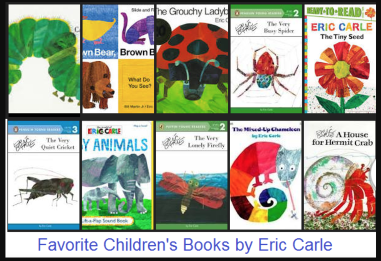 Eric Carle Printable Book Covers