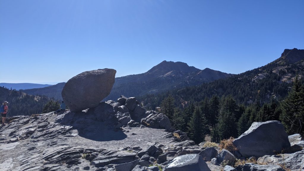 Stray boulder at Lassen Volcanic National Park, California