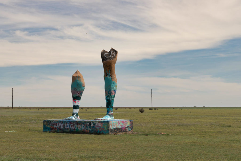 Ozymandias on the Plains sculpture. Photo c. Texashistory.unt.edu