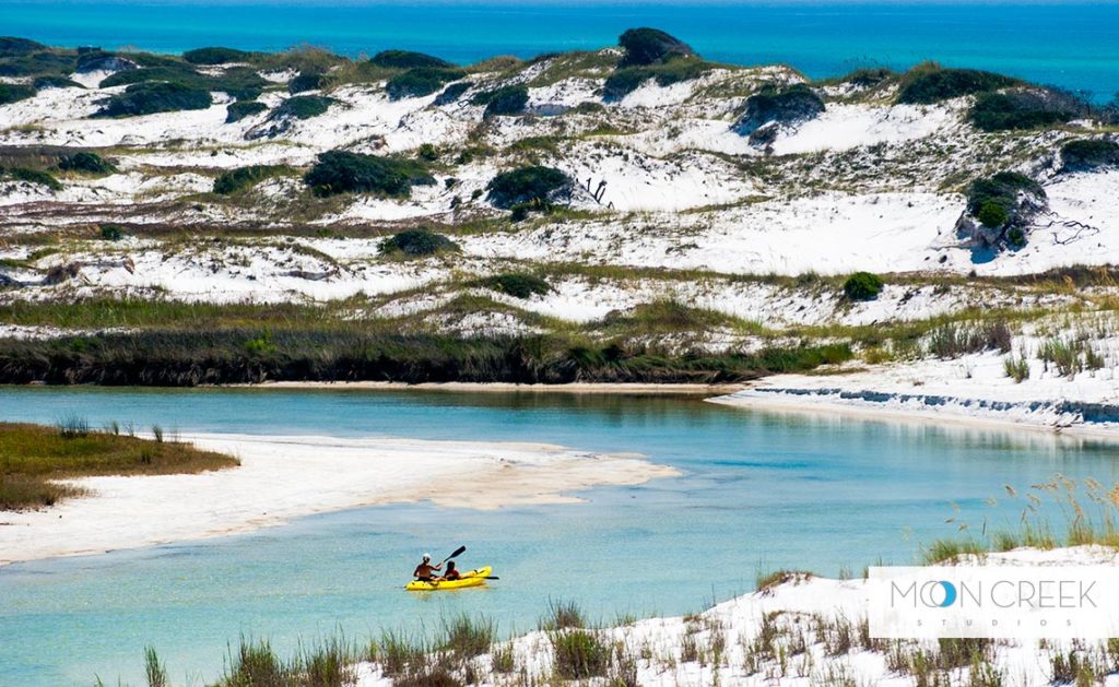 Kayaking off Grayton Beach. Photo c. GraytonBeach.com