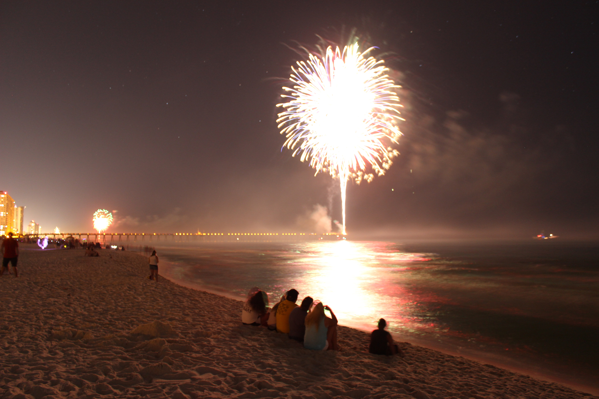 Panamacitybeach Fireworks Brighter 
