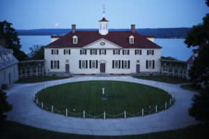 Mount Vernon, on the banks of the Potomac River, boasts beautiful landscaping at any time of year.