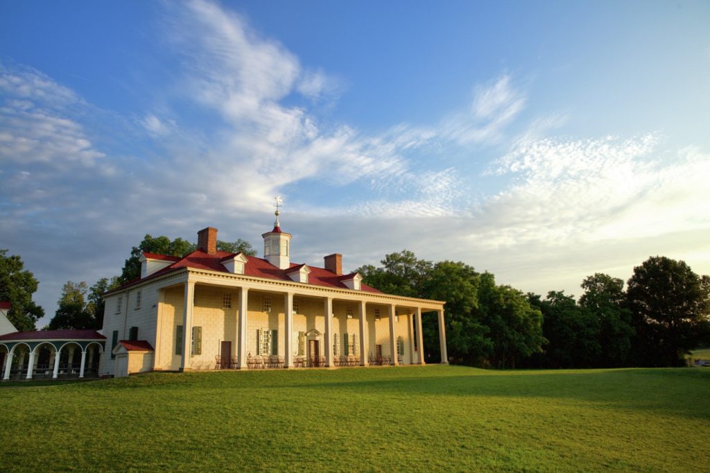 Mount Vernon's back lawn is often the site of special festivals and events.