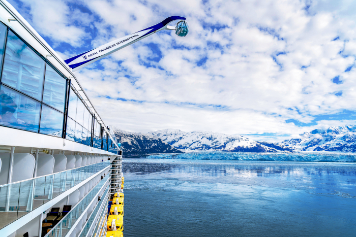 Royal Caribbean's Ovation of the Seas in Alaska.